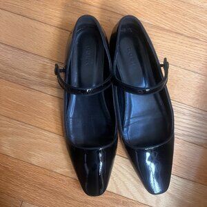 Dôen - Daphne Ballet Flat - Black Patent Leather - Size 37 - Worn Once - Maryjan
